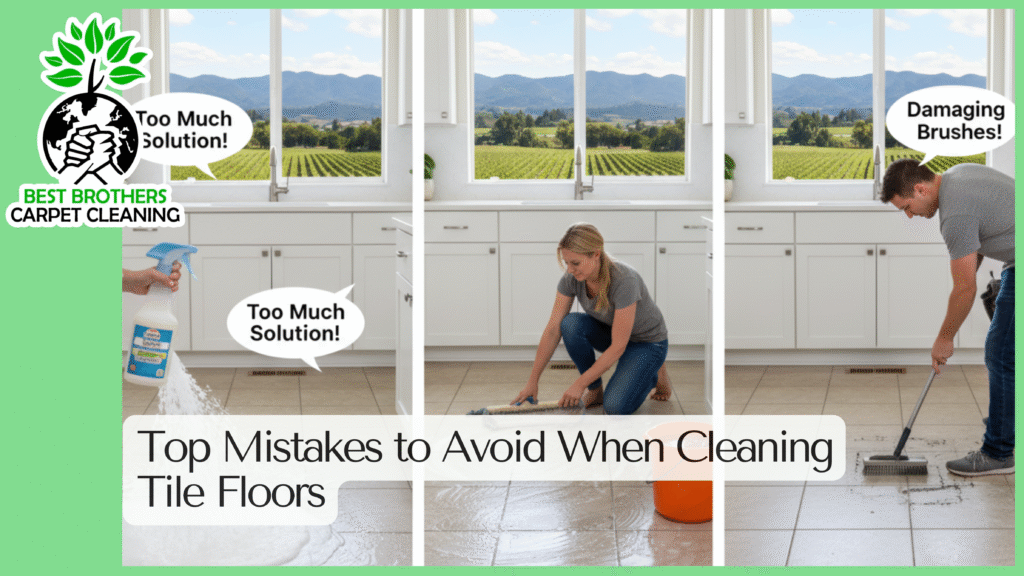 Top Mistakes to Avoid When Cleaning Tile Floors