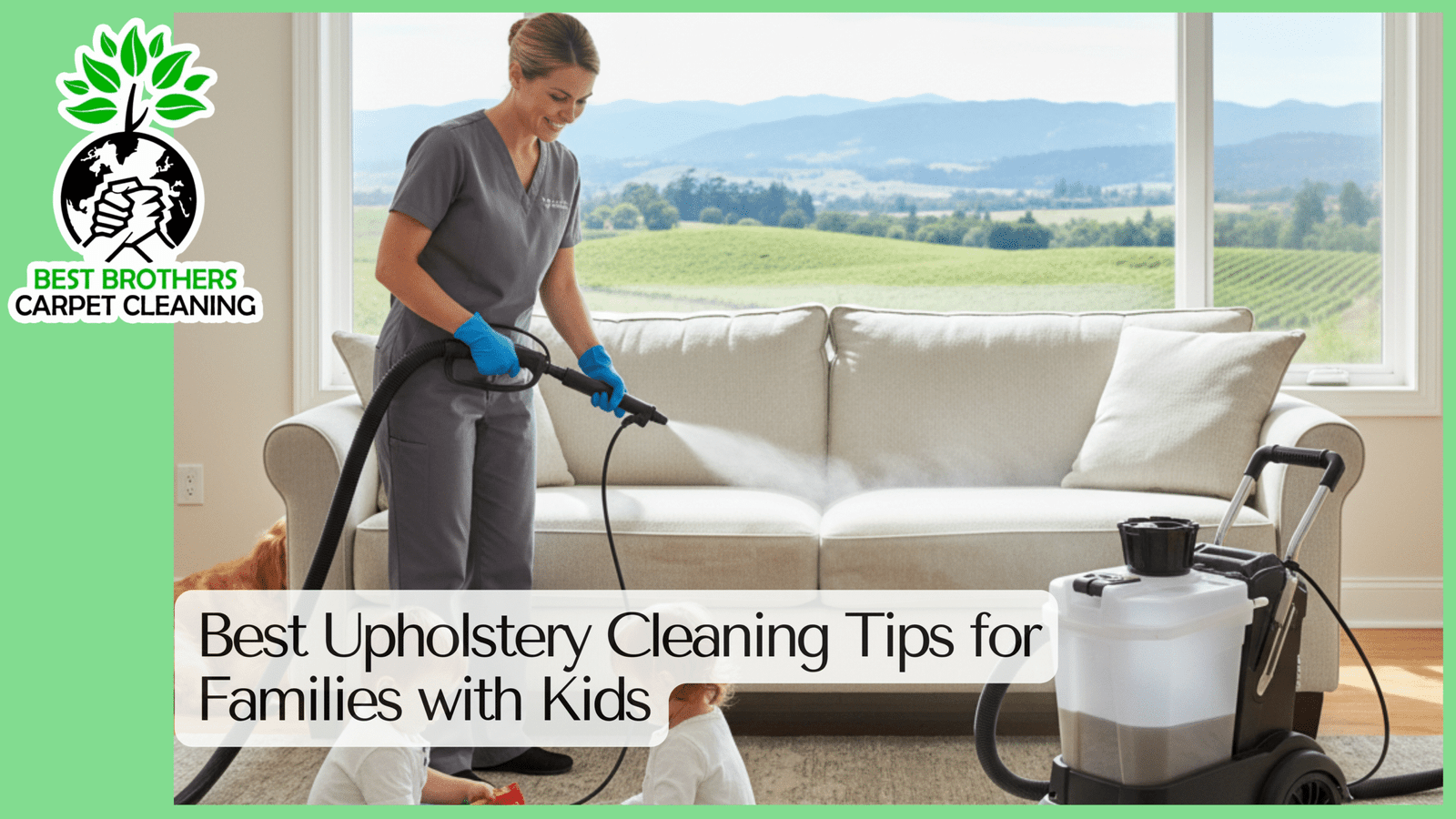 Best Upholstery Cleaning Tips for Families with Kids