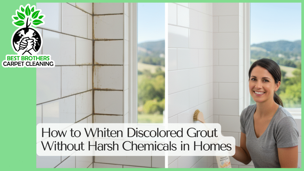 How to Whiten Discolored Grout Without Harsh Chemicals