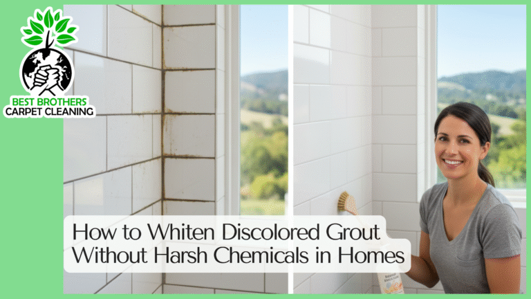 How to Whiten Discolored Grout Without Harsh Chemicals