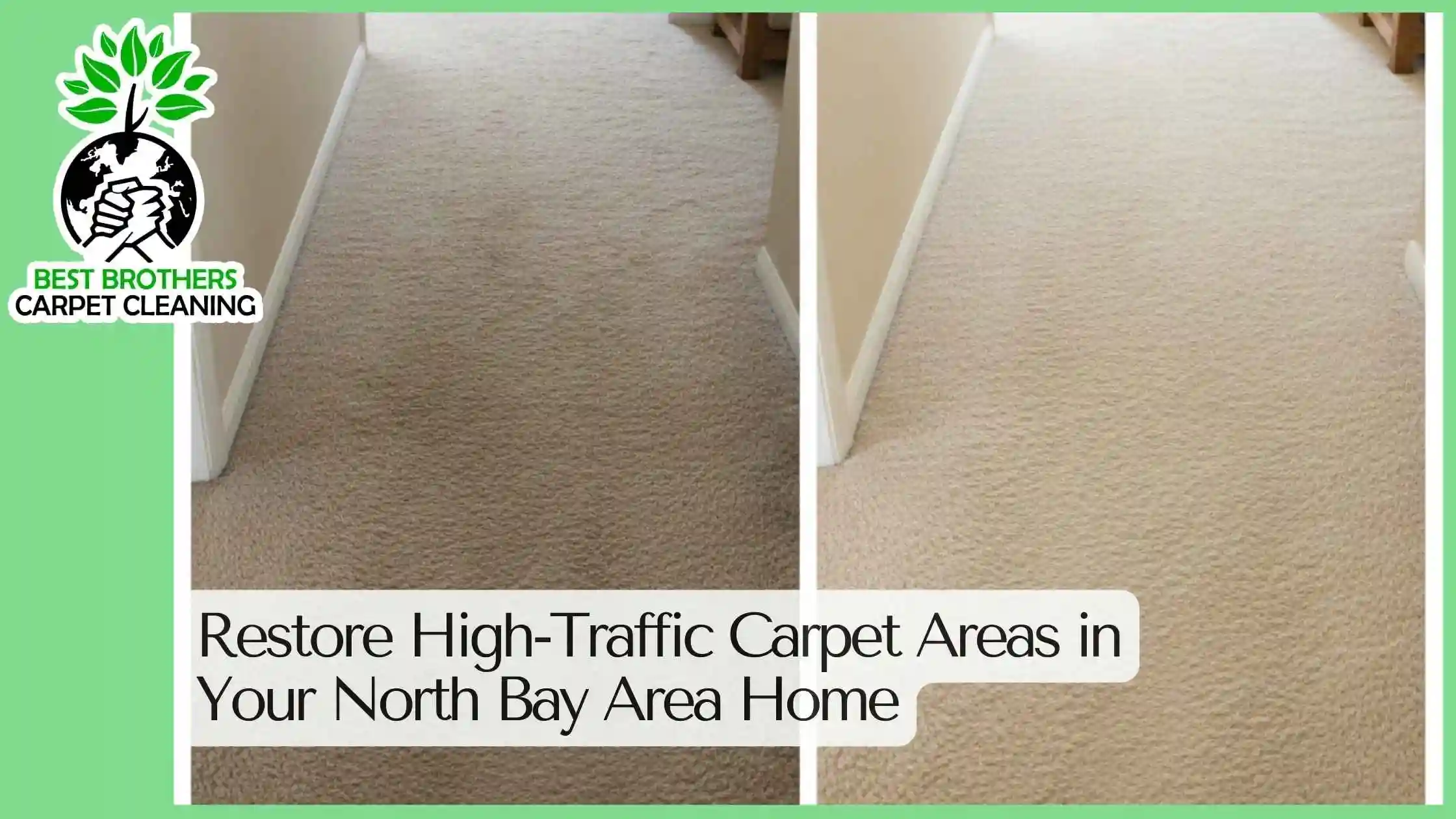 Restore High Traffic Carpet Areas in Your North Bay Area Home