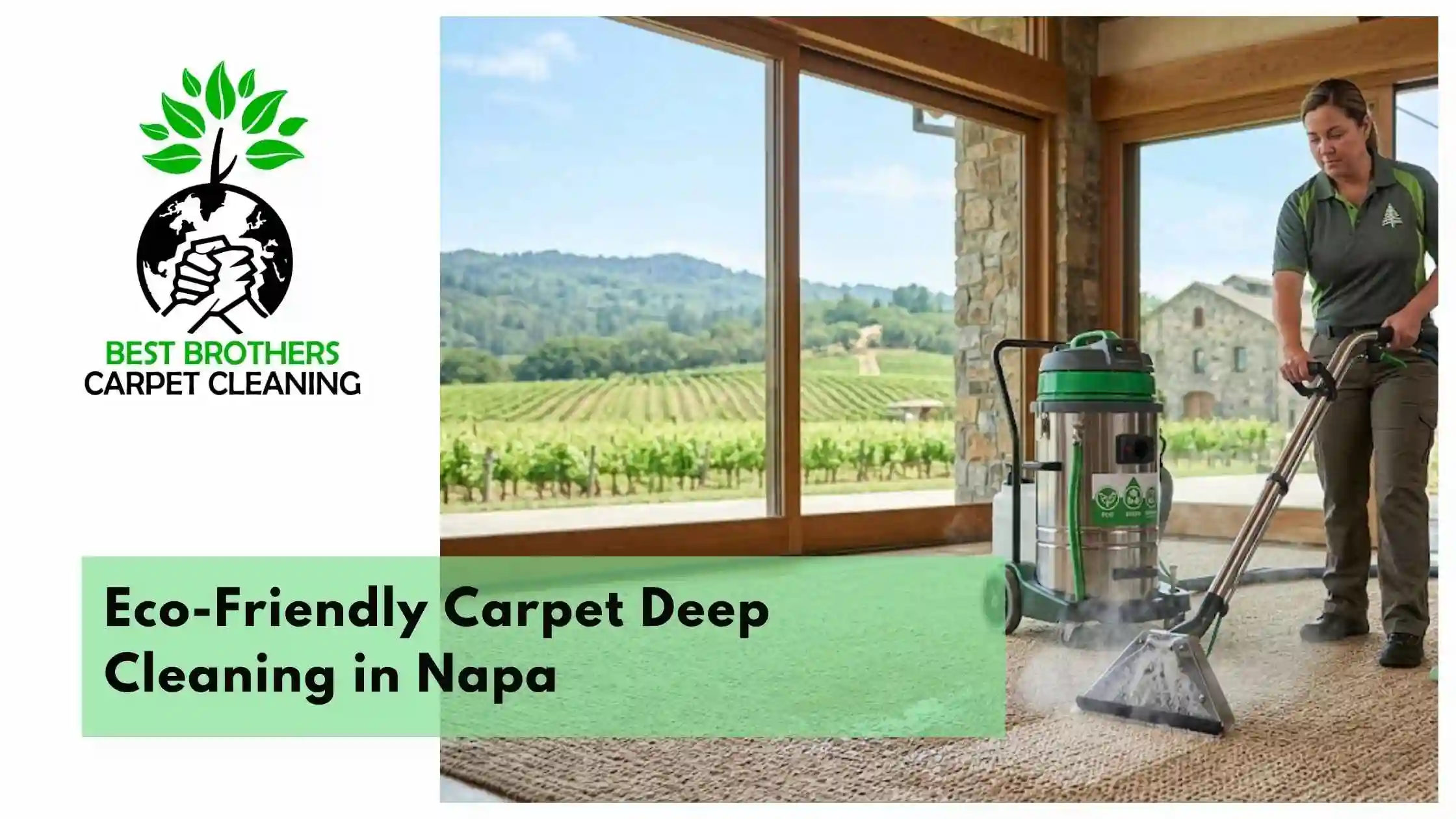 Eco Friendly Carpet Deep Cleaning in Napa