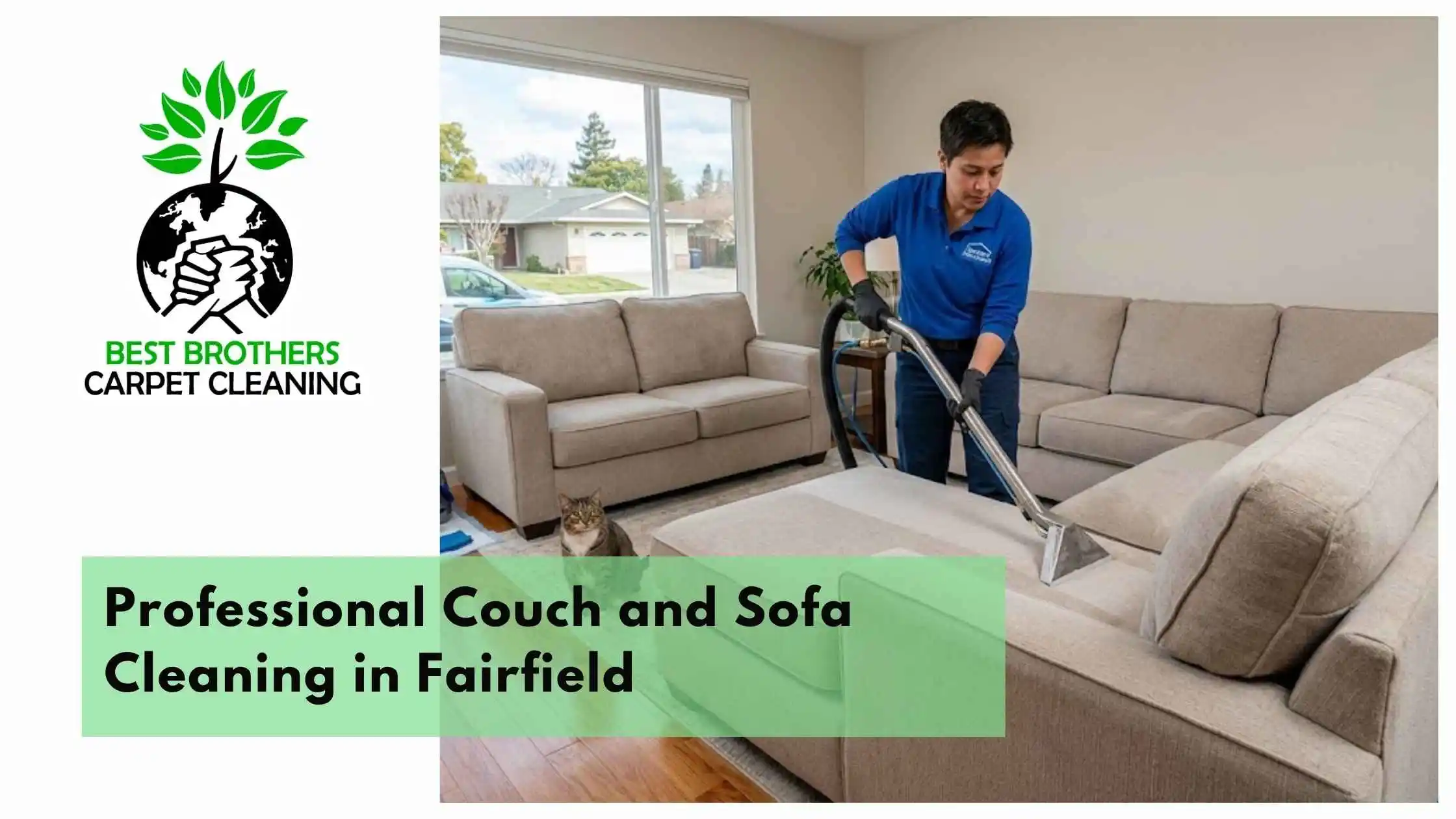 Professional Couch and Sofa Cleaning in Fairfield