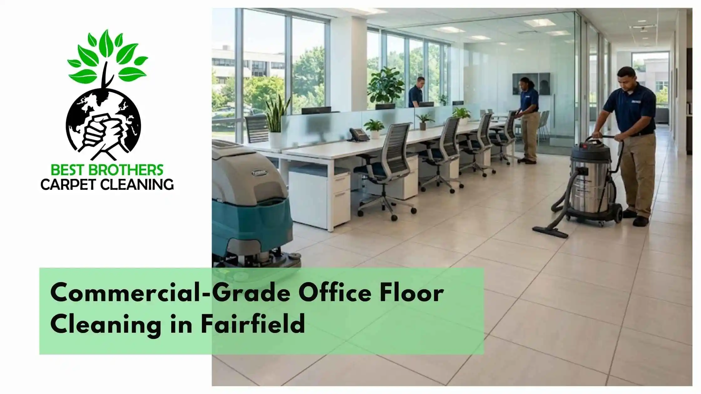 Commercial Grade Office Floor Cleaning in Fairfield