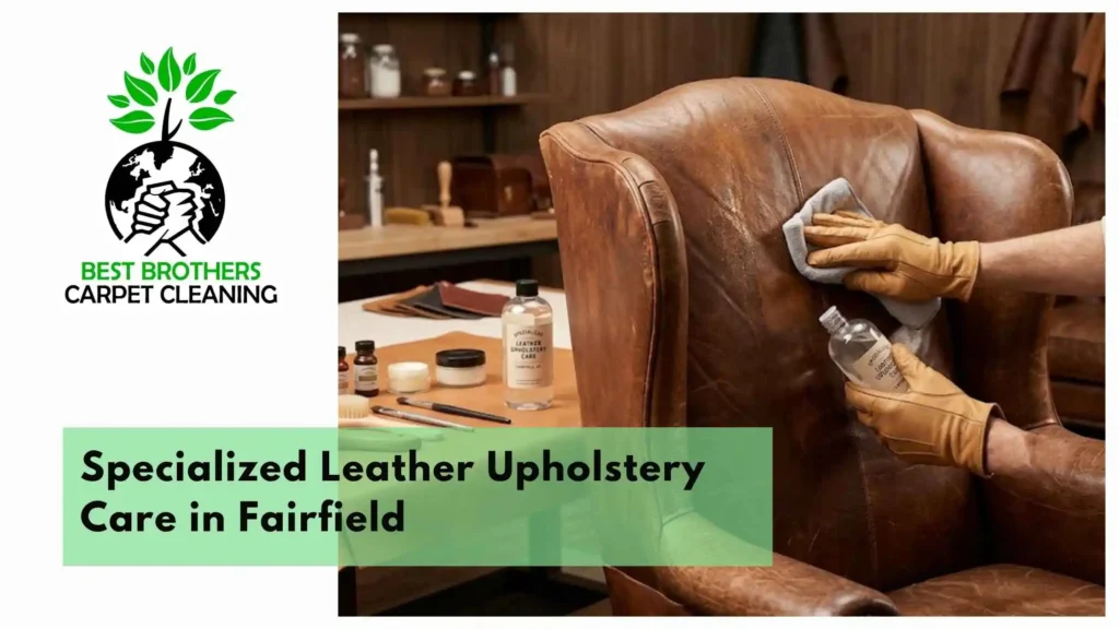 Specialized Leather Upholstery Care in Fairfield