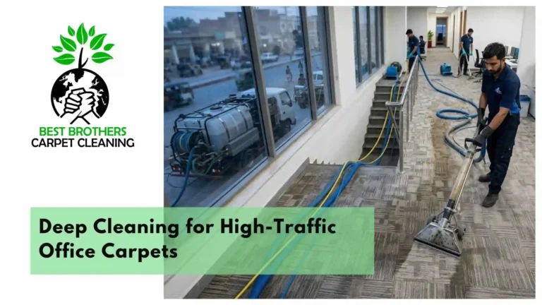 Deep Cleaning for High Traffic Office Carpets