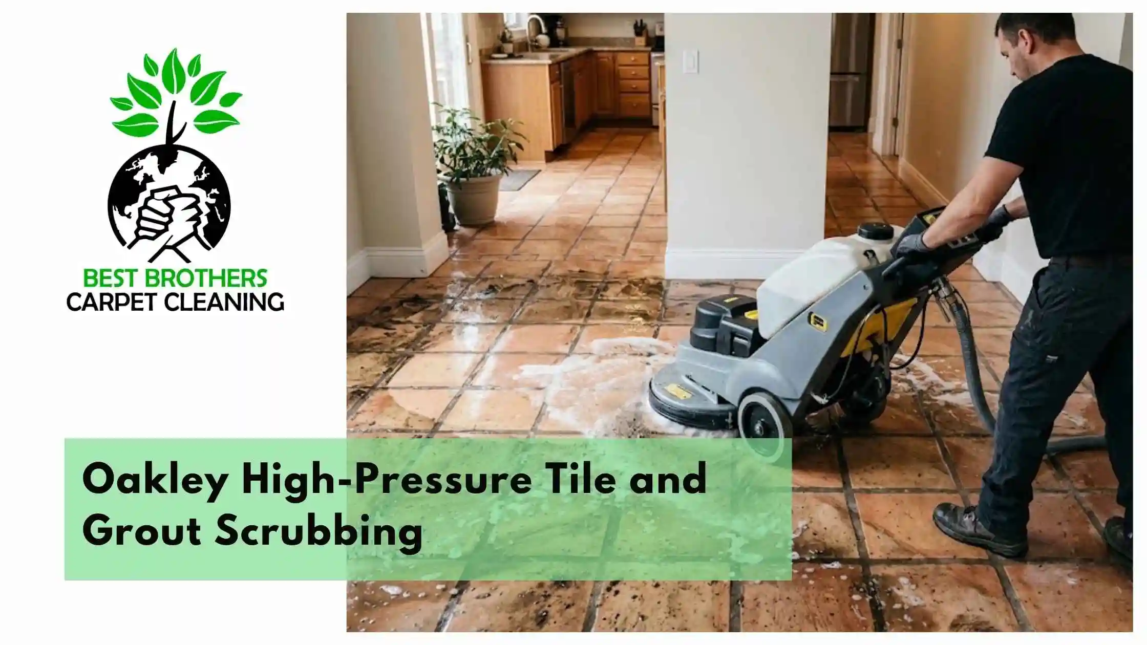 Oakley High Pressure Tile and Grout Scrubbing