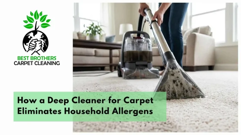 How a Deep Cleaner for Carpet Eliminates Household Allergens