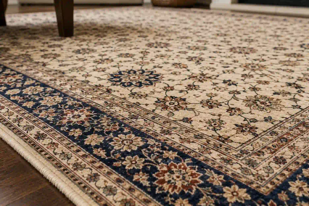 How Often Should You Professionally Clean with rug cleaning? 2 close up image of a clean one